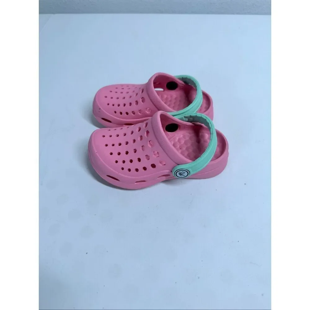 Joybees Clogs Girls Sz 6/7 Pink Dylan Slip On Rubber Lightweight Water Shoes